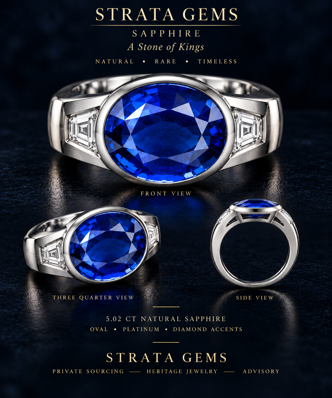 Sapphire ring design